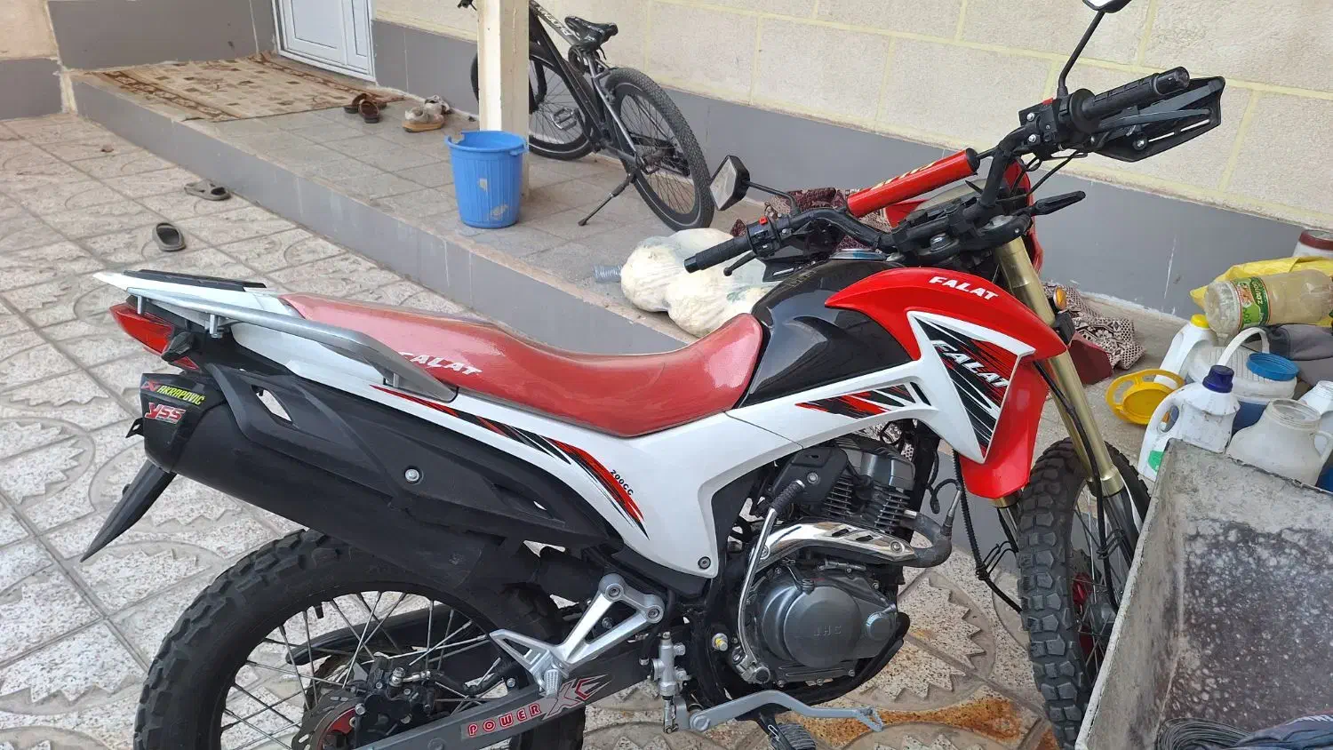 موتورتریل فلات 200نیوفیس درحدنوتمیز|موتورسیکلت|محمدیه-قزوین, |دیوار