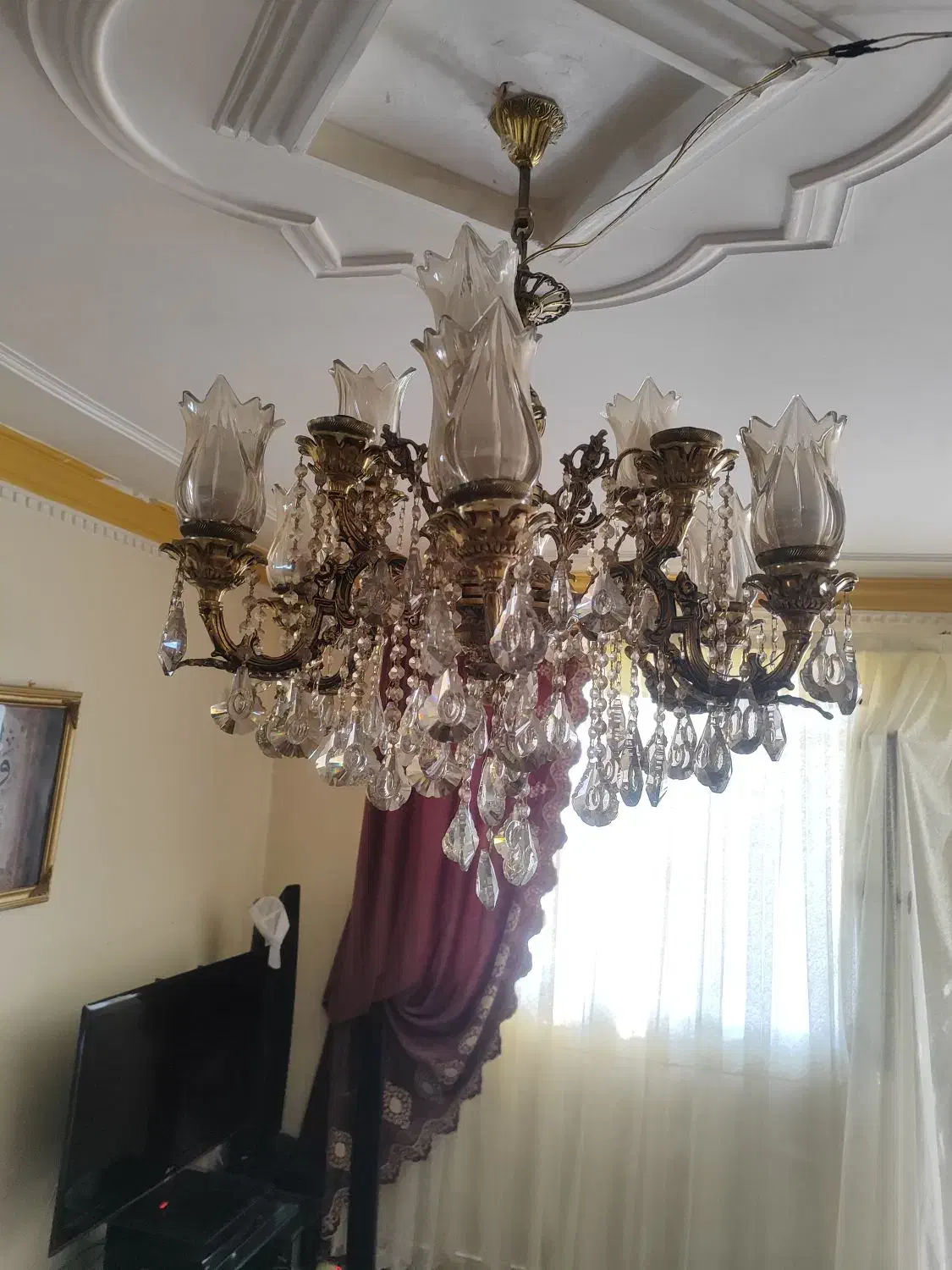 لوستر|لوستر و چراغ آویز|ملایر, |دیوار