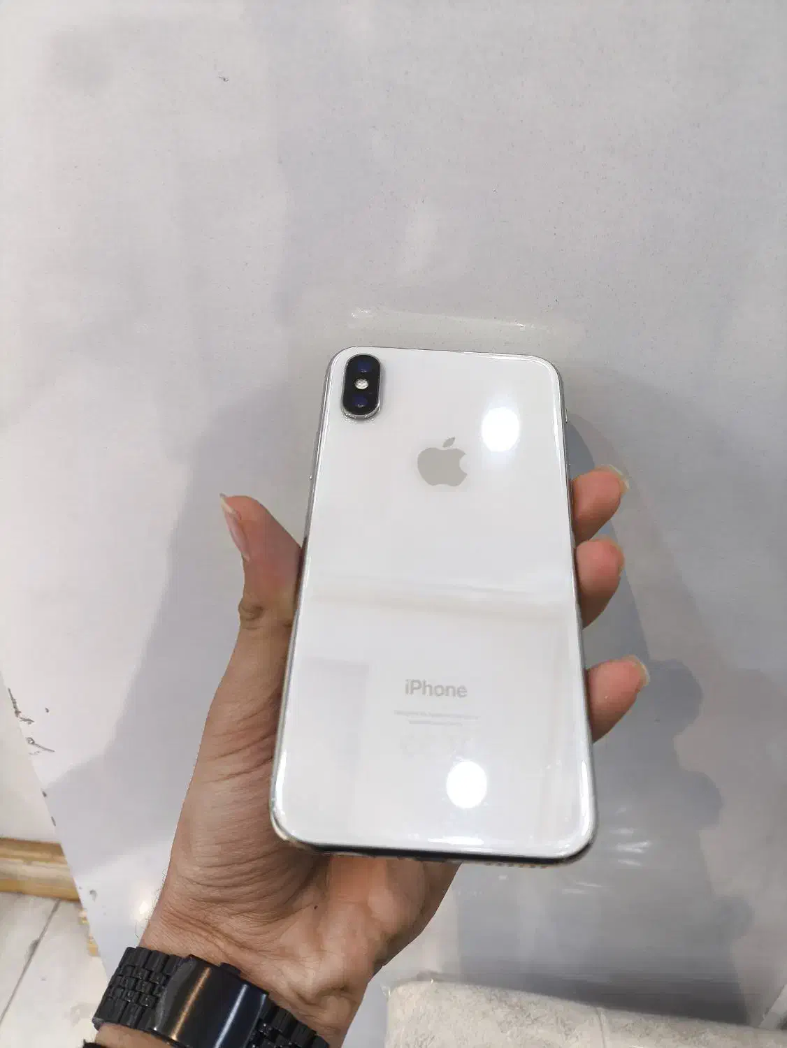 آیفون x  سفید|موبایل|کاشمر, |دیوار