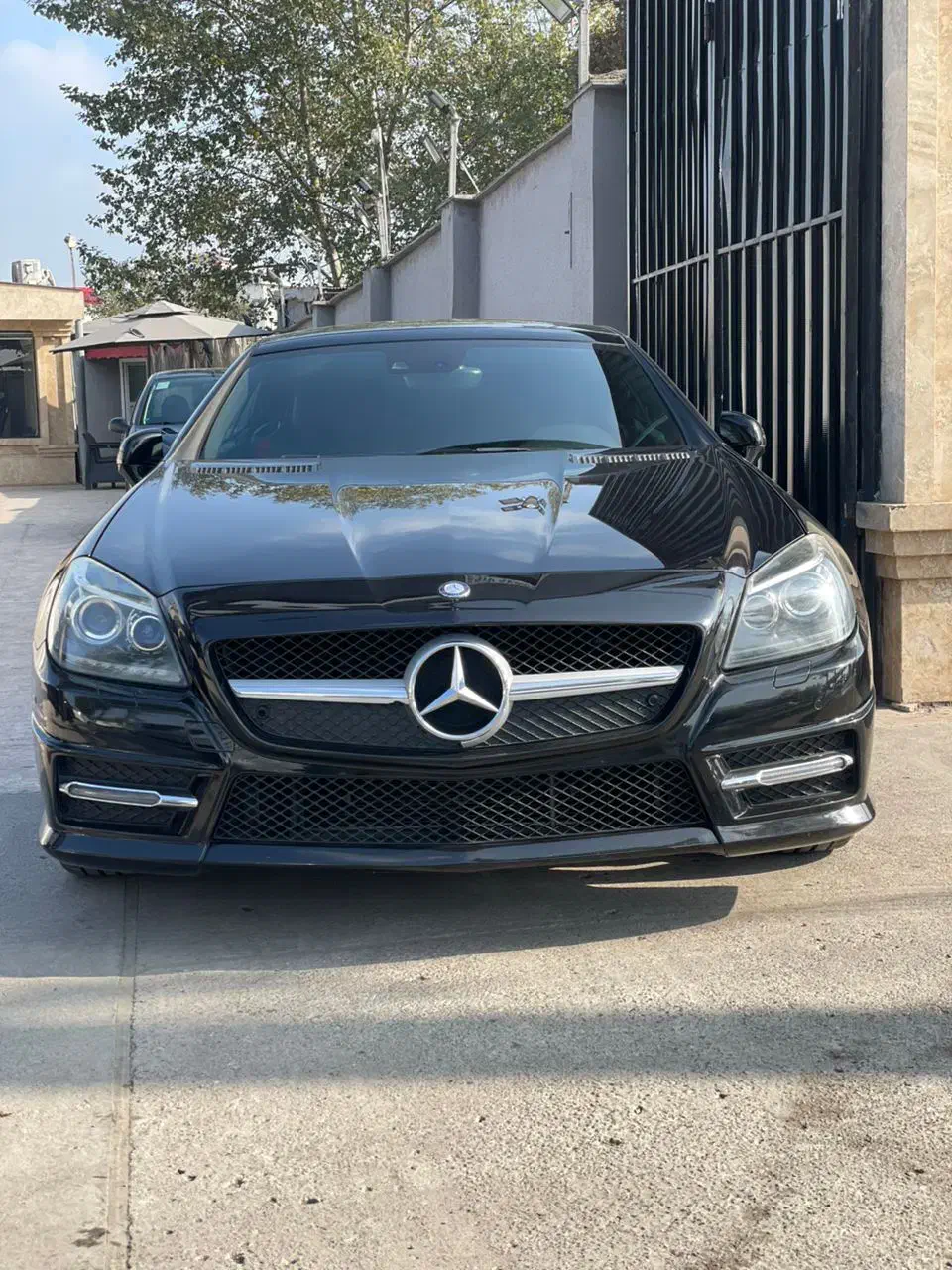 بنز SLK 350 ۲۰۱۲ کوپه کروک گذر موقت فول مشکی|خودرو سواری و وانت|لاهیجان, شیخ زاهد|دیوار