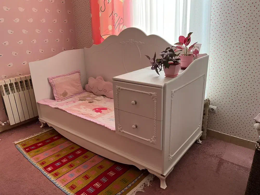 تخت خواب نوزاد نوجوان برند آوید|تخت و سرویس خواب|سنندج, |دیوار