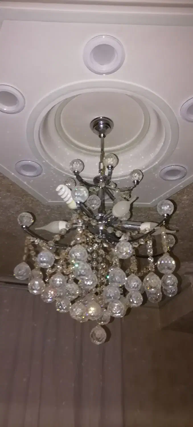 لوستر 8 شعله 6 شعله|لوستر و چراغ آویز|قزوین, |دیوار