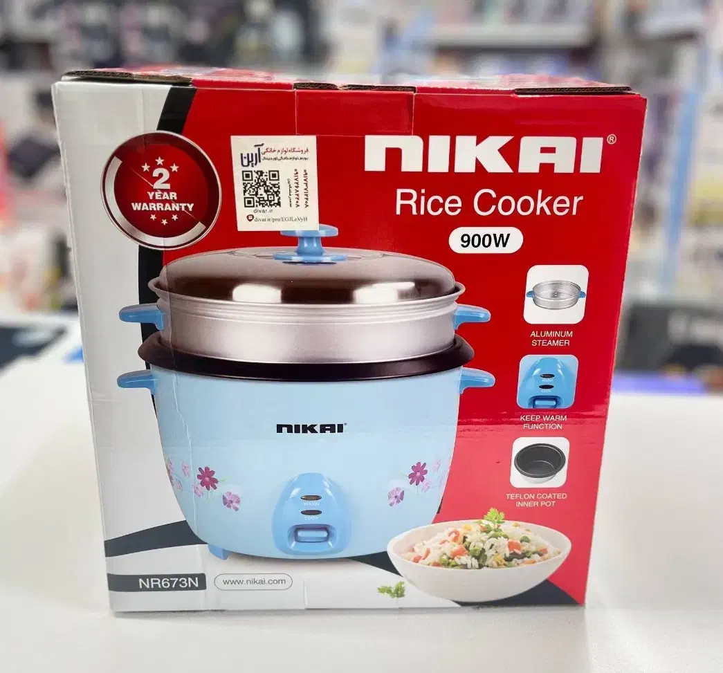 پلوپز بخارپز نیکایی مدل NR673N|اجاق گاز و لوازم برقی پخت‌وپز|بوشهر, |دیوار