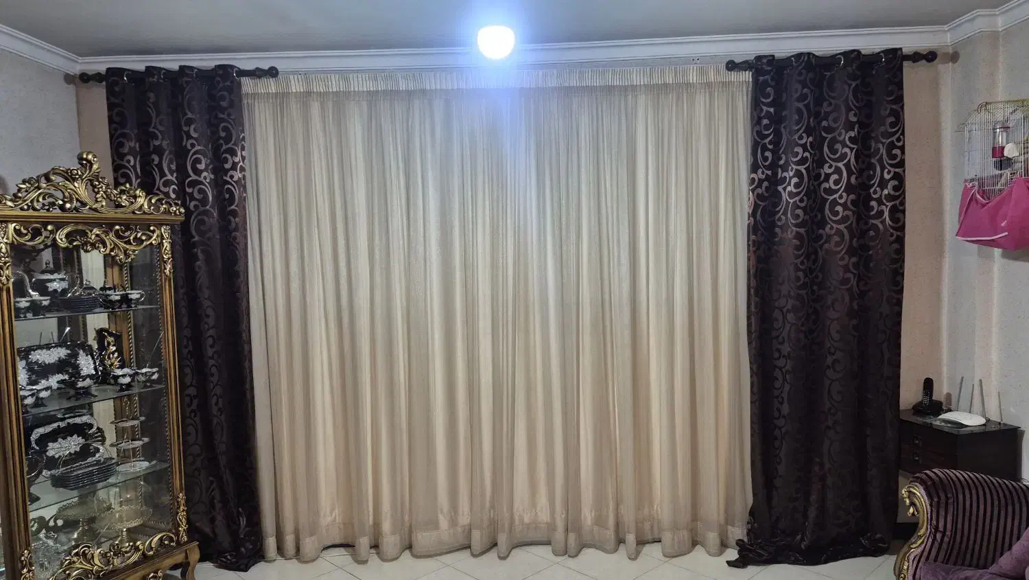 پرده|پرده، رانر، رومیزی|فولادشهر, C3|دیوار