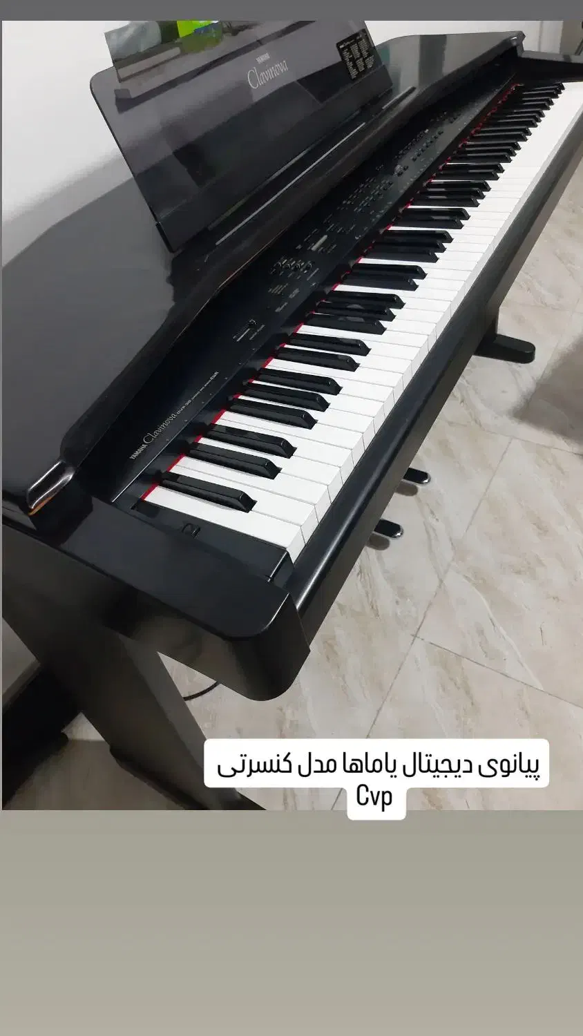 پیانو دیجیتال یاماها CVP-35|پیانو، کیبورد، آکاردئون|رشت, دیلمان|دیوار