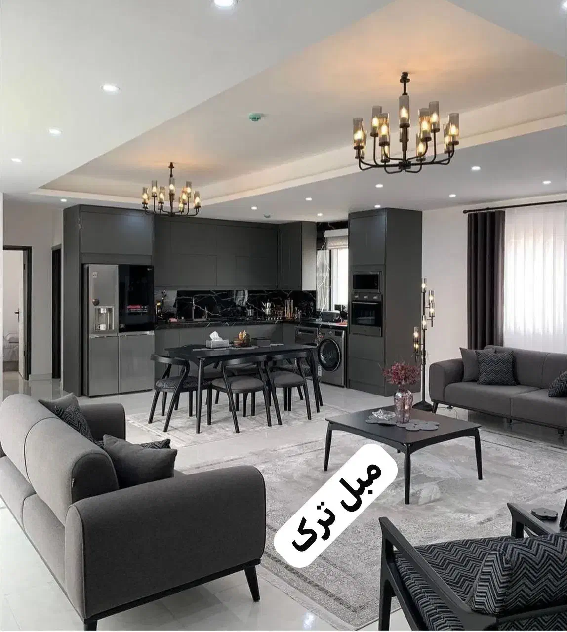 مبلمان راحتی برند ترک اصل با طراحی لوکس|مبلمان خانگی و میز عسلی|پاکدشت, پاکدشت (مامازند)|دیوار