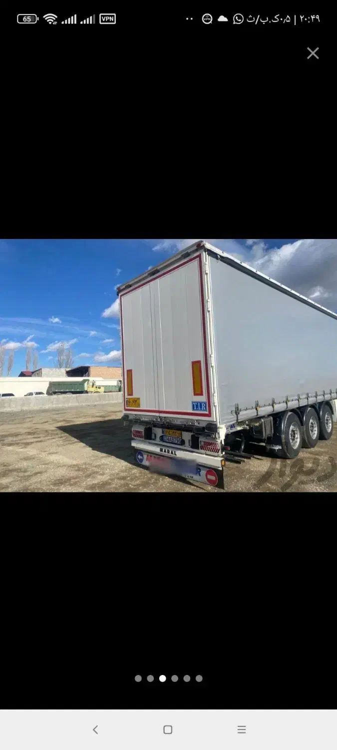 فروش کانتین تریلر مارال|خودرو سنگین|خرمدره, |دیوار
