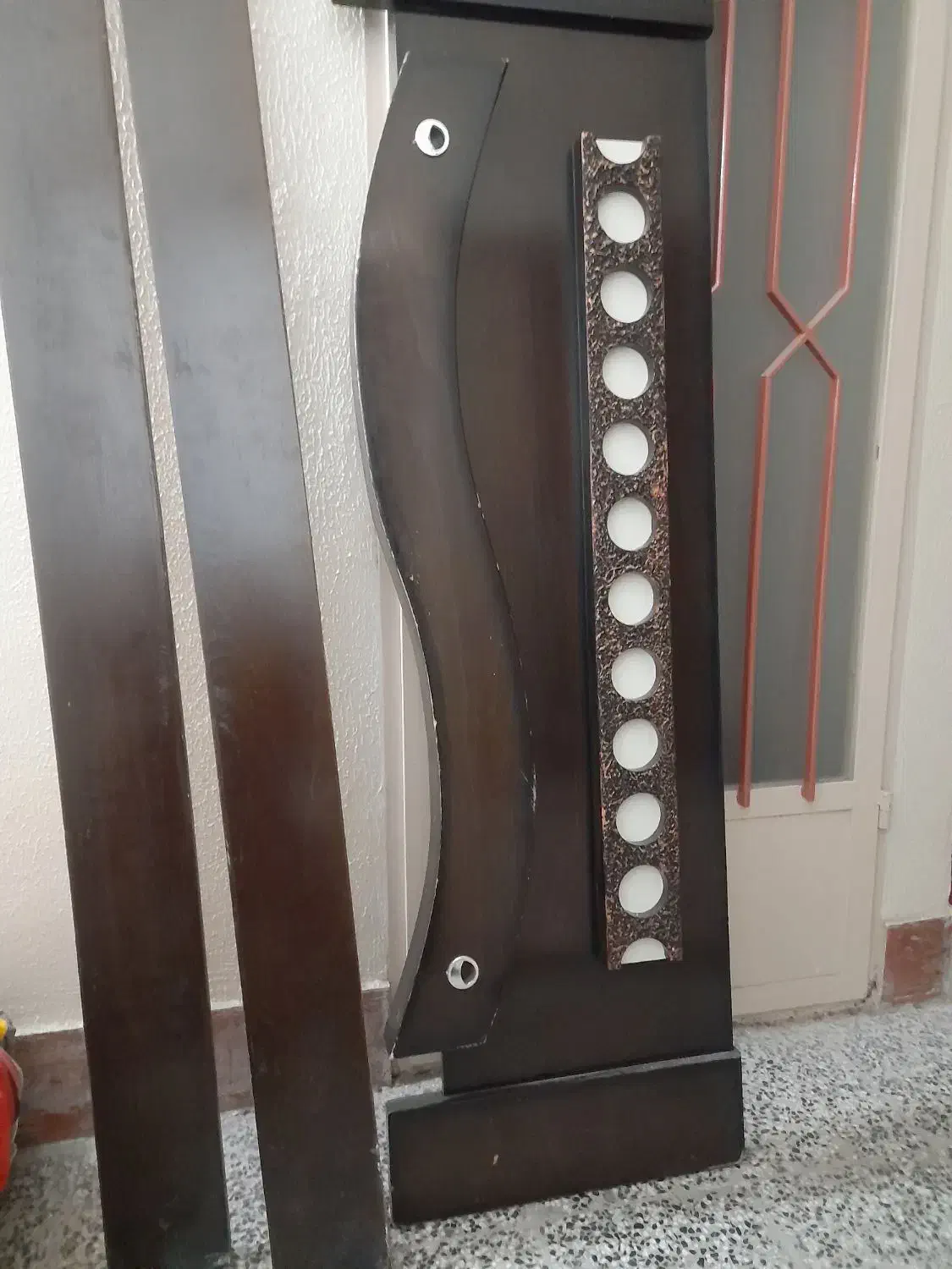 تخت خواب چوبی دو نفره|تخت و سرویس خواب|اصفهان, ملکشهر|دیوار