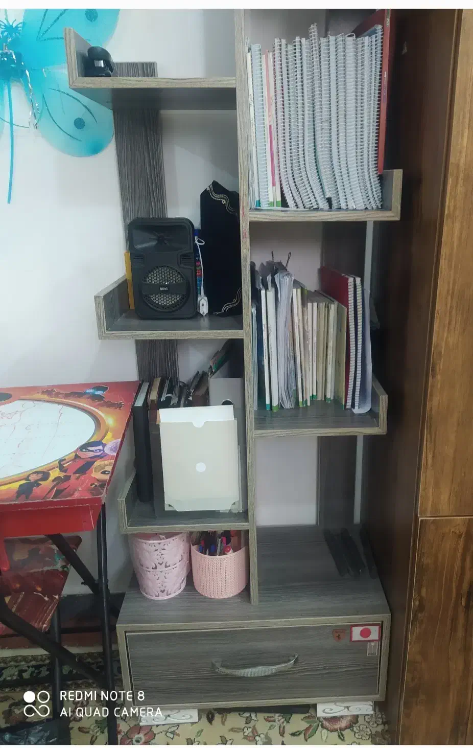 کتابخانه تمیز|کتابخانه، شلف، قفسه‌های دیواری|بندر ماهشهر, |دیوار