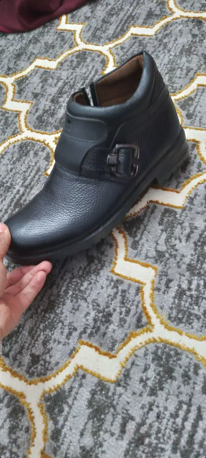 نیم بوت چرم طبیعی نونو|کیف، کفش، کمربند|نیشابور, راه آهن|دیوار