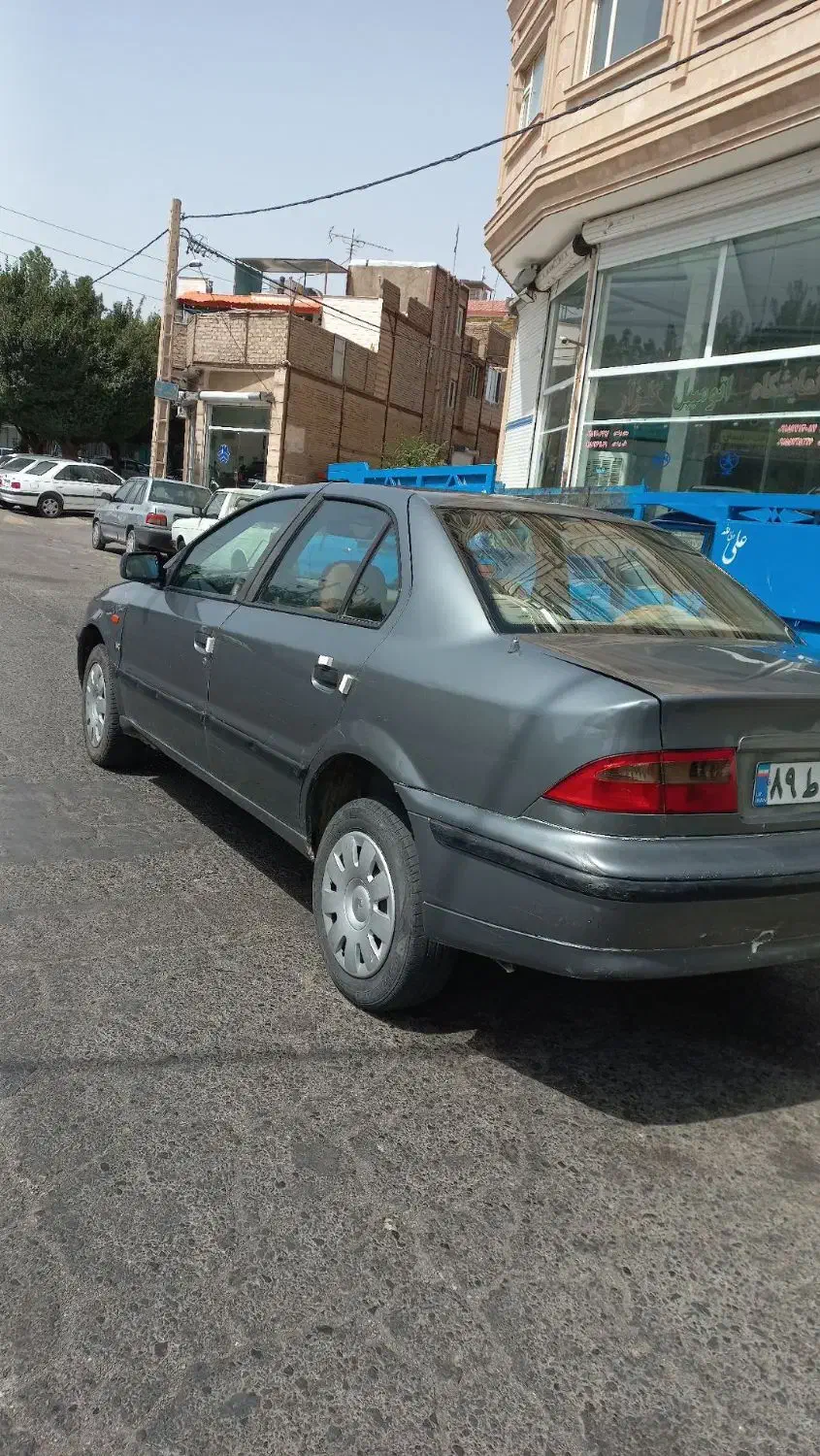 سمند کارمندی  بنزینی بی رنگ شاسی  پلمپ|خودرو سواری و وانت|سبزوار, مدرس|دیوار