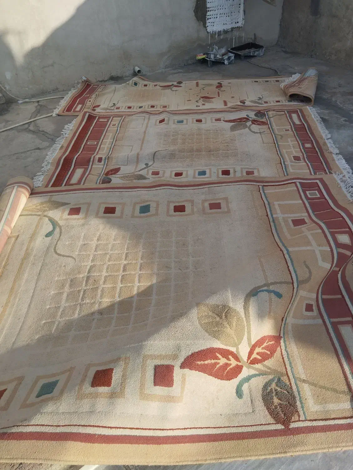 گلیم فرش|فرش|مسجد سلیمان, |دیوار