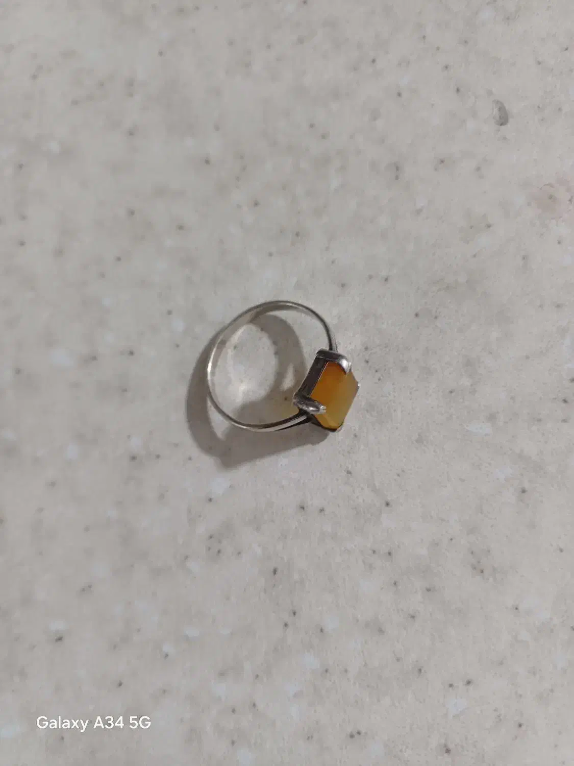 انگشتر نقره با نگین شرف شمس|جواهرات|همدان, |دیوار