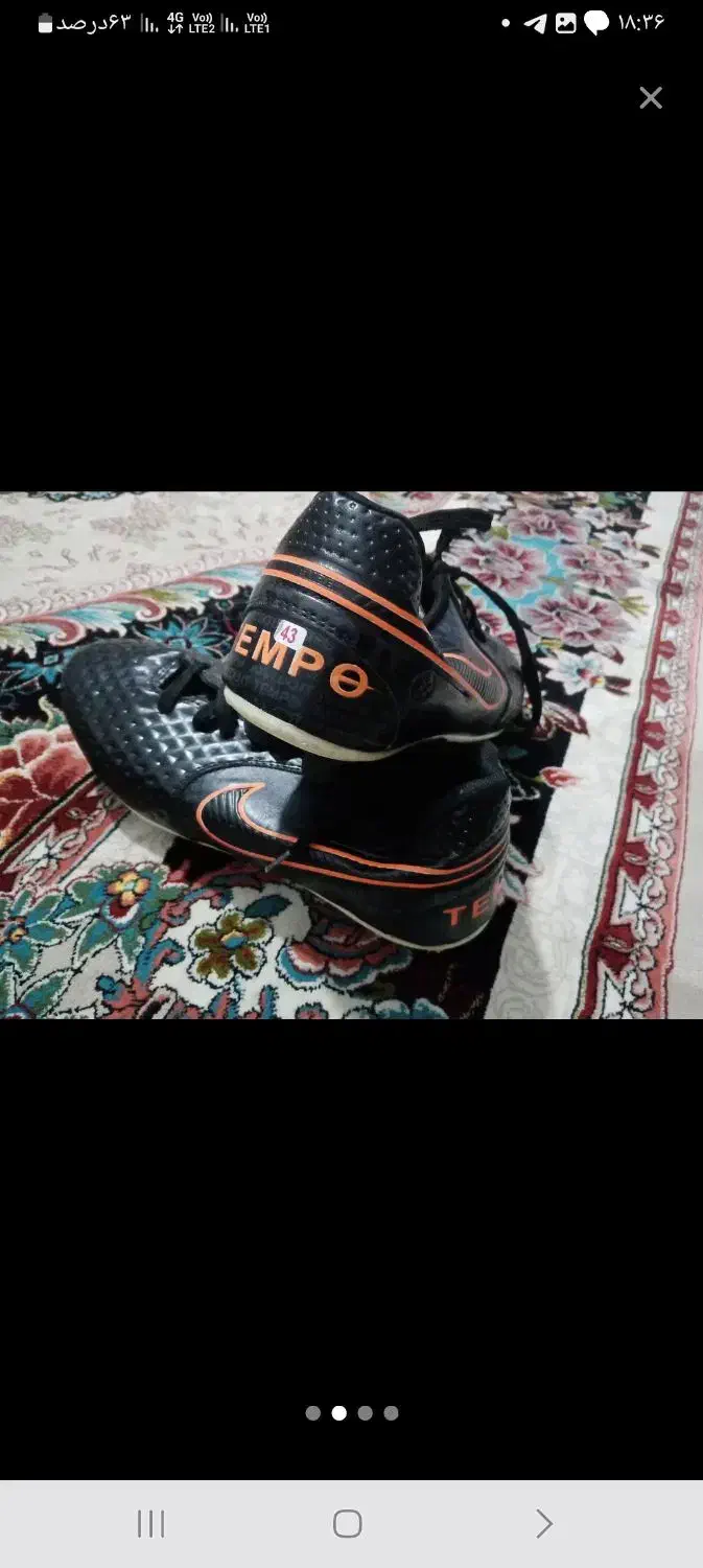 کفش فوتبالی چمنی عالی|کیف، کفش، کمربند|گرگان, |دیوار