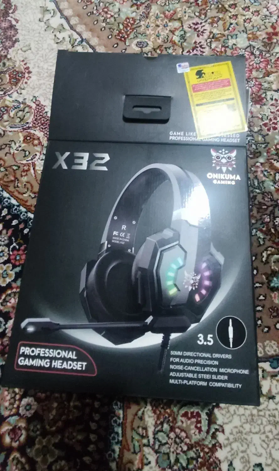 هدفون گیمینگ اونیکوما x32 در حد نو|پخش‌کننده همراه|تهران, فدک|دیوار