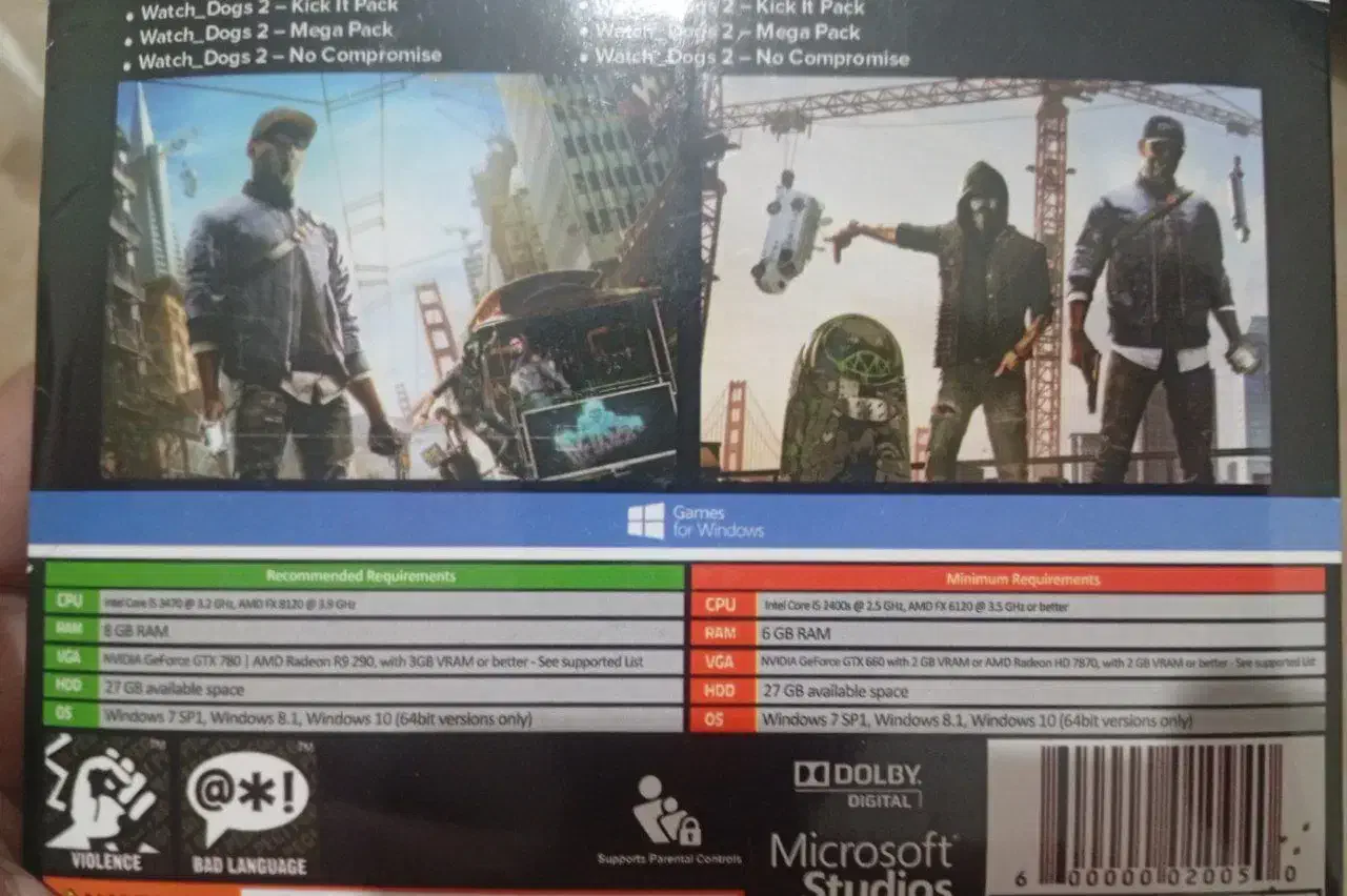 سی‌دی watch dogs2|کنسول، بازی ویدئویی و آنلاین|بهبهان, |دیوار