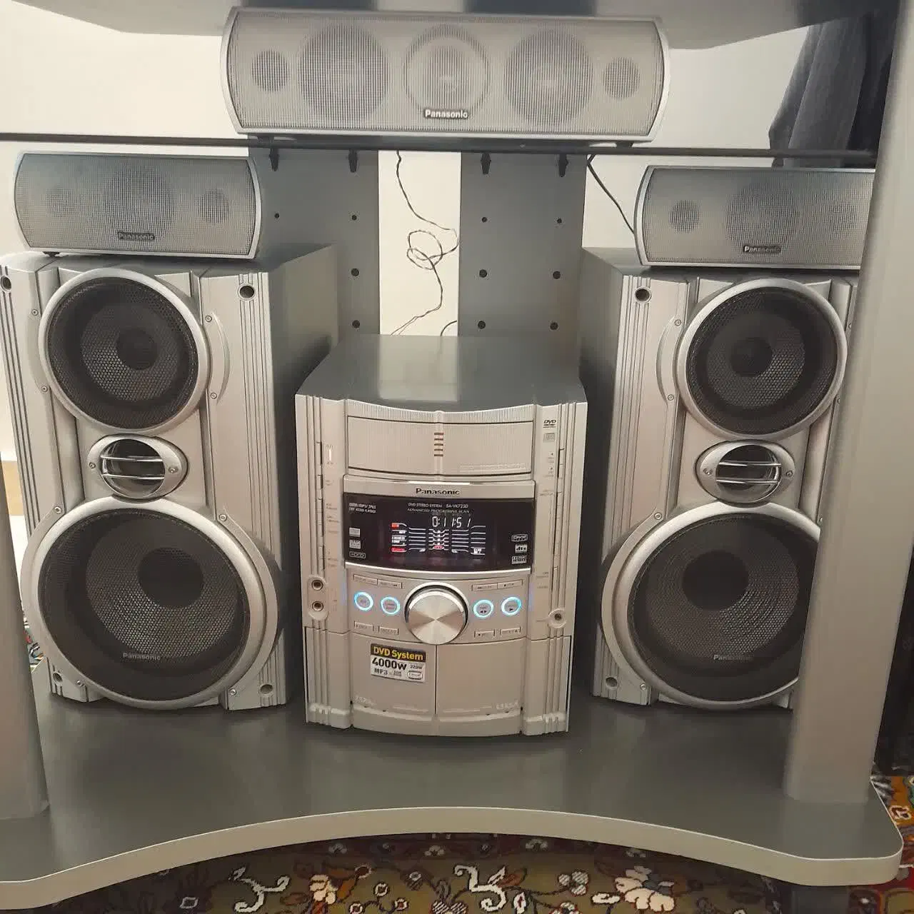 سیستم صوتی و تصویری 5سی دی و دی وی دی پاناسونیک|سیستم صوتی خانگی|تهران, شهرک آزادی|دیوار