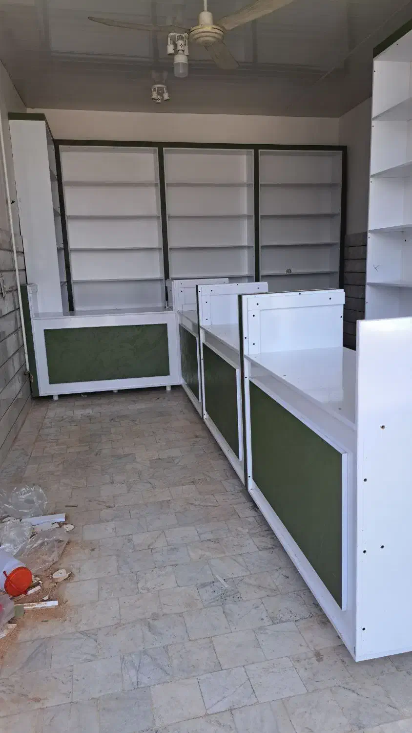 قفسه ام دی اف نو|کتابخانه، شلف، قفسه‌های دیواری|ابهر, |دیوار