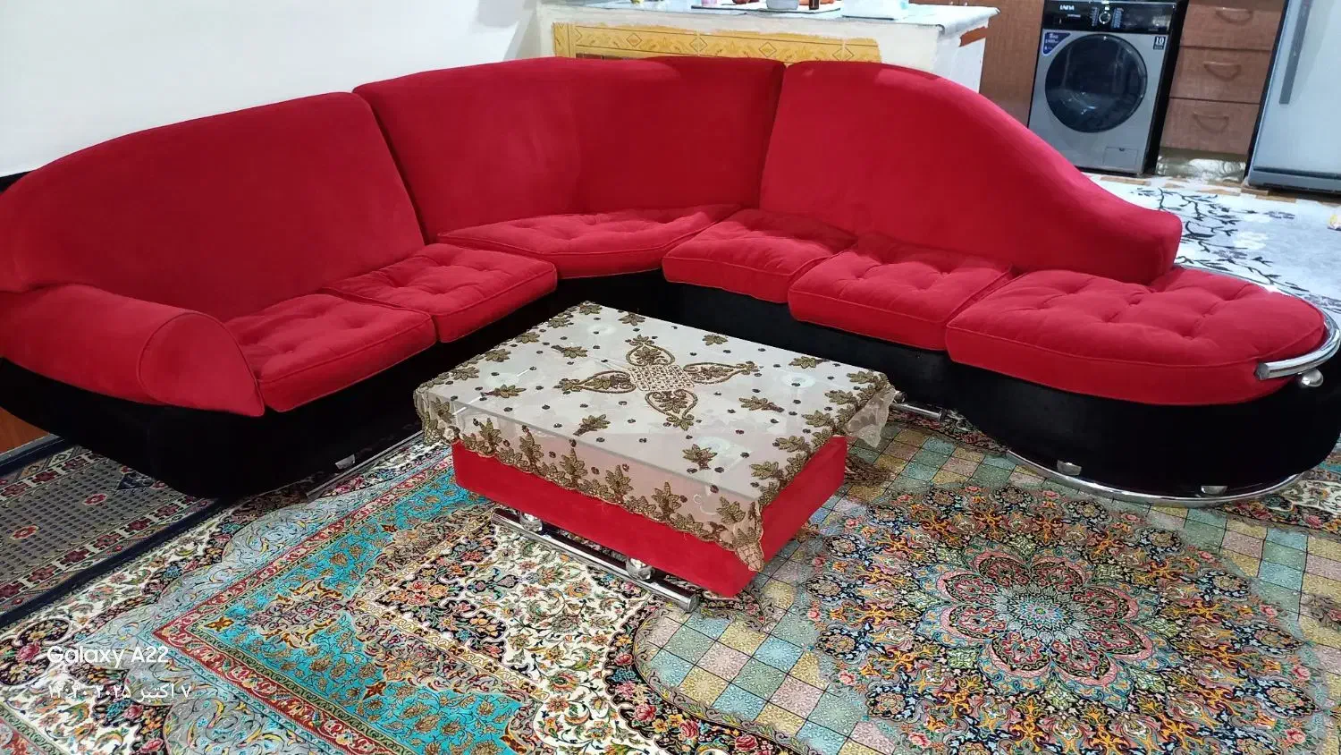 مبل راحتی ۷نفری مدل L|مبلمان خانگی و میز عسلی|پارس‌آباد, |دیوار