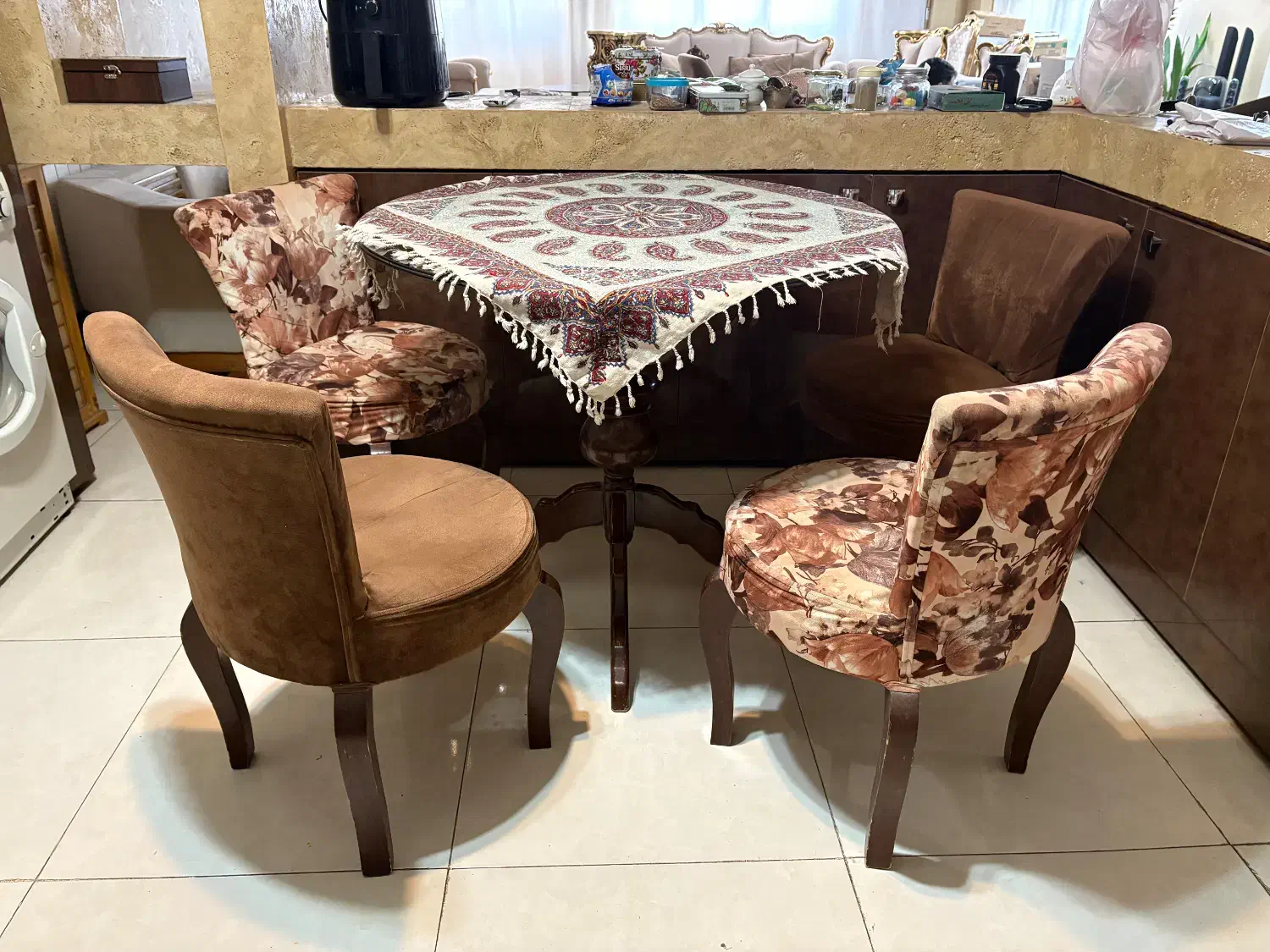 میز ناهار خوری ۴ نفره|میز و صندلی غذاخوری|مشهد, رضاشهر|دیوار