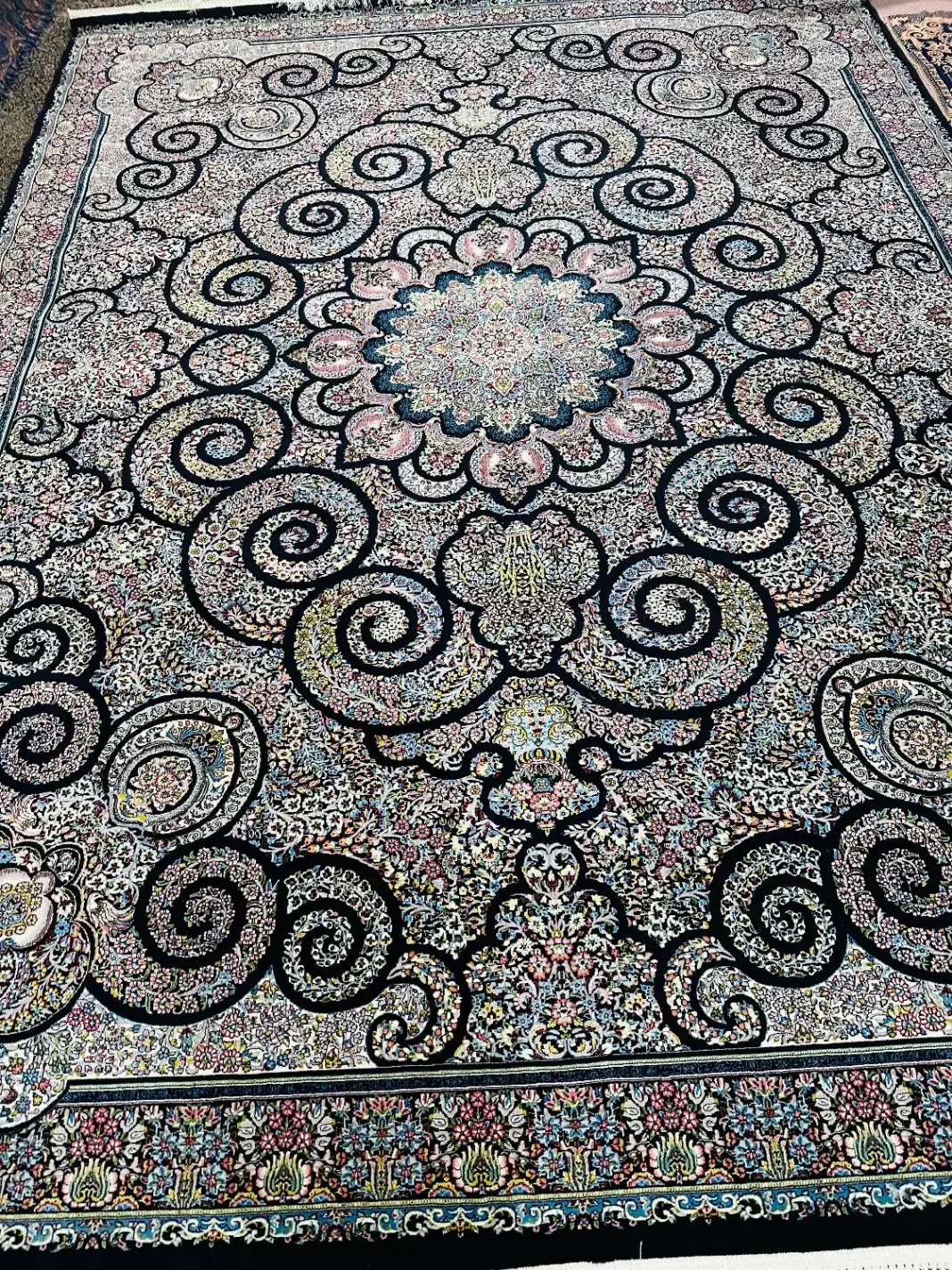 فرش|فرش|کهنوج, |دیوار