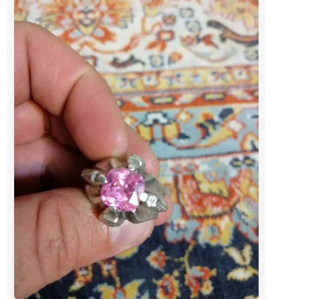 انگشتر نقره  توپاز پوست میازی|جواهرات|چابهار, |دیوار