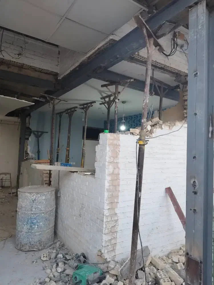 تخریب وبازسازی ،کف آشپزخانه،آرک،آهن کشی،اجرای سقف|خدمات پیشه و مهارت|اهواز, گلستان|دیوار