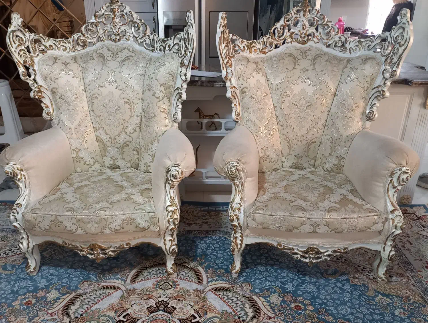 مبل سلطنتی|مبلمان خانگی و میز عسلی|صفادشت, |دیوار