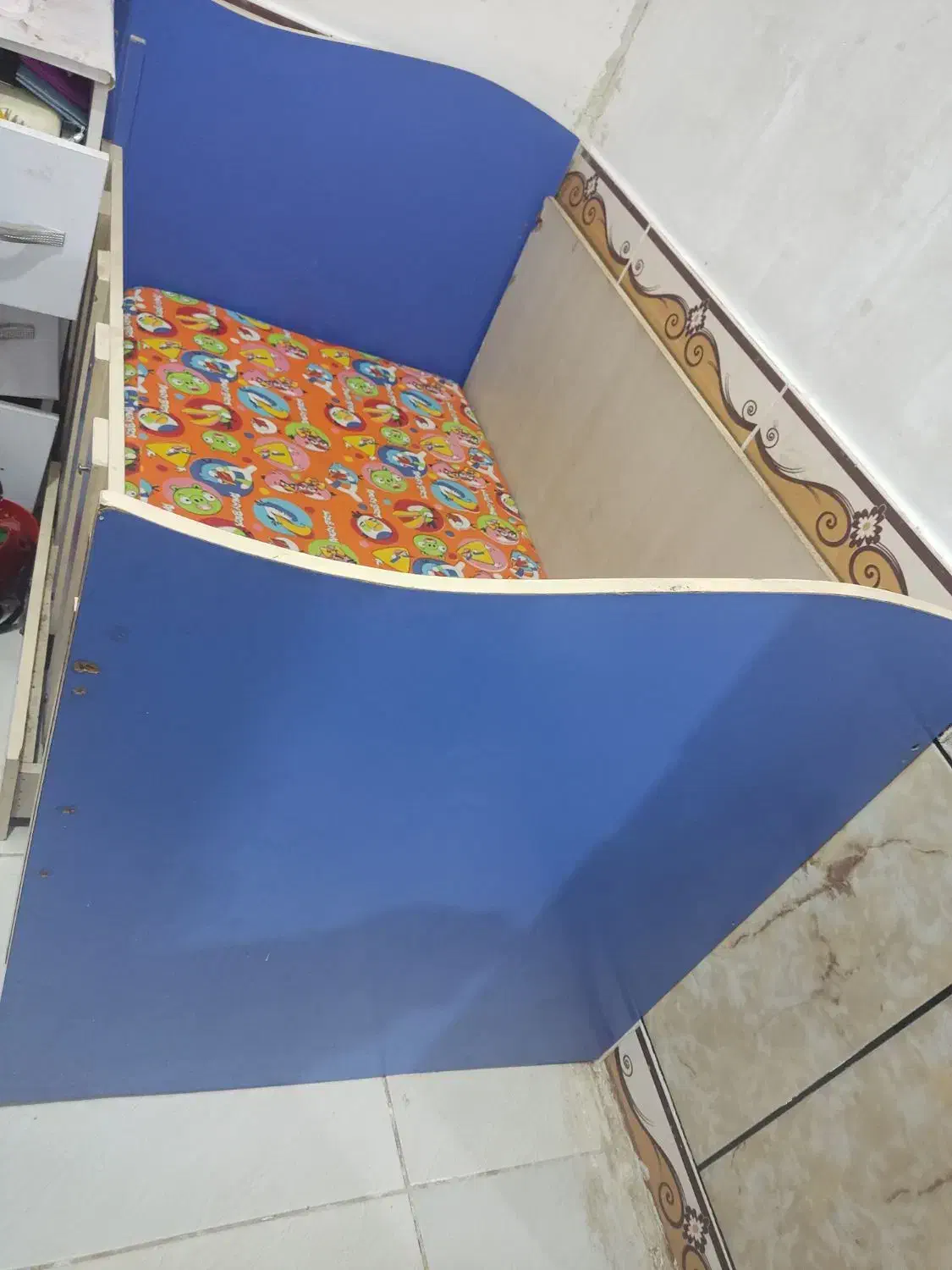 کمد وتخت باتشک طبی بچگانه|تخت و سرویس خواب|آبادان, |دیوار