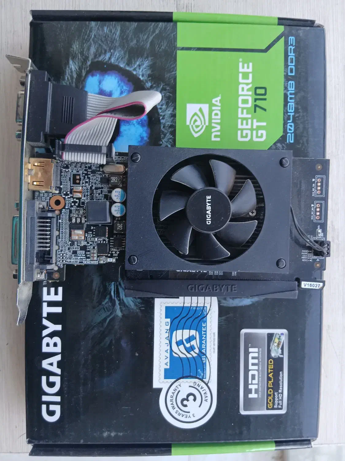 کارت گرافیک GEFORCE GT 710 2GB DDR3|قطعات و لوازم جانبی رایانه|ملارد, |دیوار