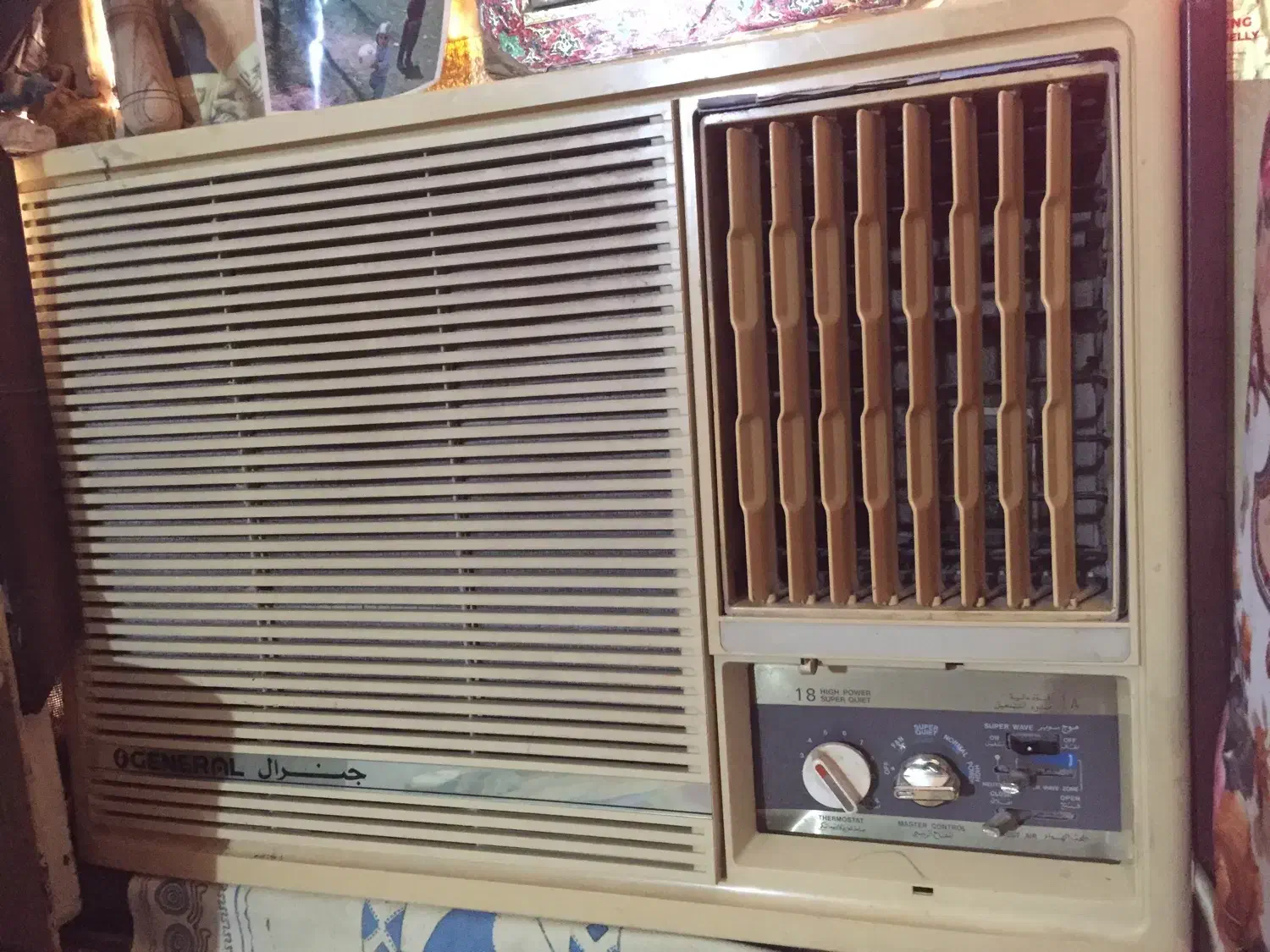 کولر گازی جنرال اصلی متور سنگین آمریکایی18000|کولر گازی و فن‌کوئل|دهدشت, |دیوار