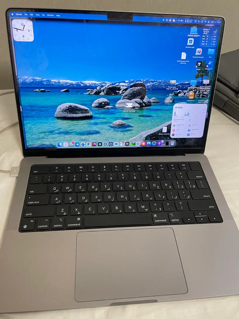 Macbook pro 14 M1 pro 16GB 512SSD|رایانه همراه|شیراز, باغ تخت|دیوار