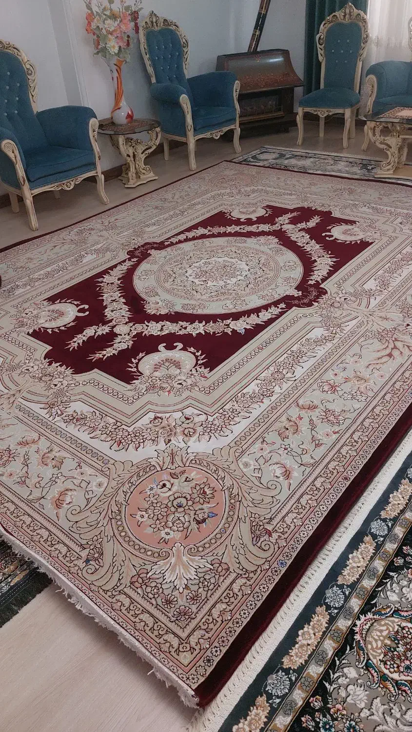 فرش ۱۲ متری در حد نو|فرش|رودسر, |دیوار