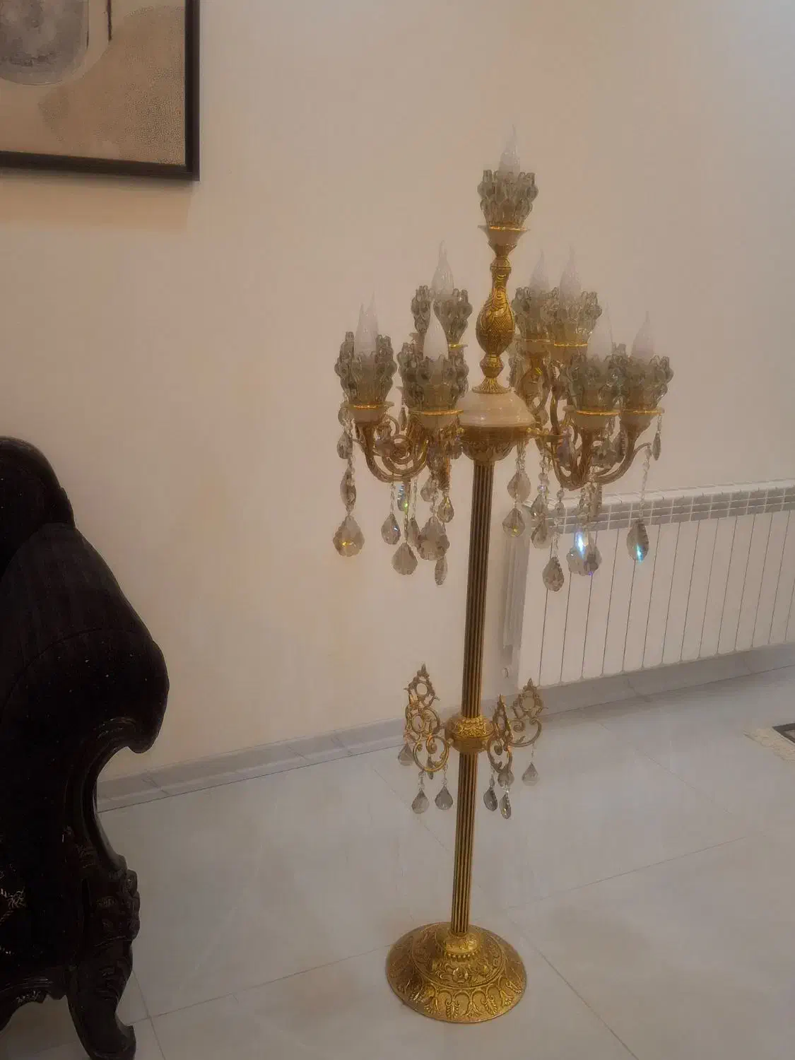 دوعدد کنار سالنی|لوستر و چراغ آویز|فردوسیه, |دیوار