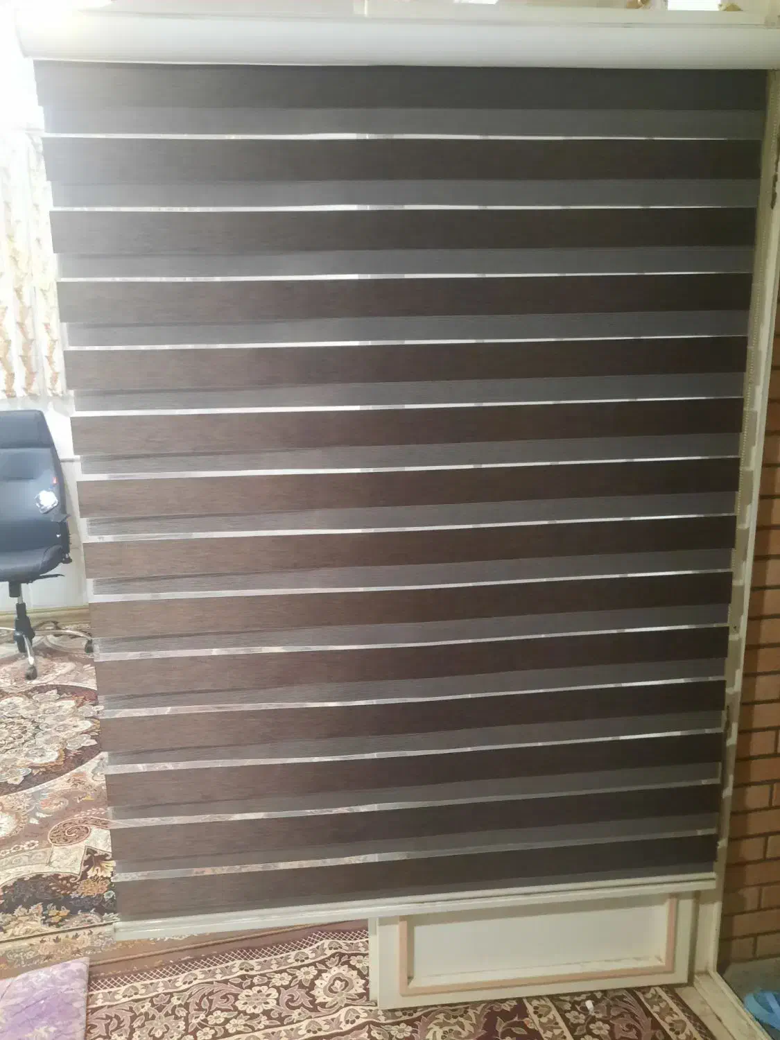 پرده زبرا|پرده، رانر، رومیزی|قم, الوندیه و گذر صادق|دیوار