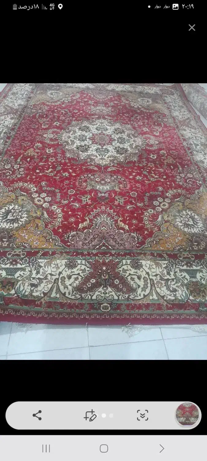 فرش ۱۲متری جفت است ۲عدد سالم|فرش|تنکابن, |دیوار
