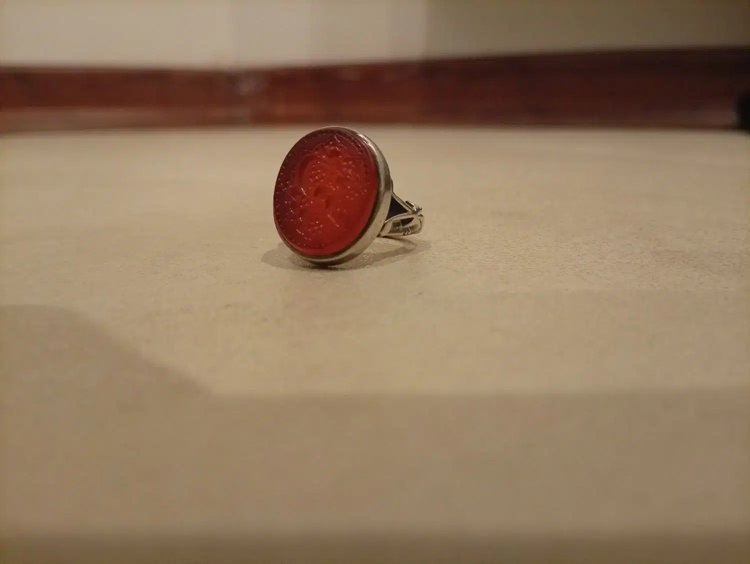 انگشتر عقیق دستساز خطی|جواهرات|تهران, حبیب الله|دیوار