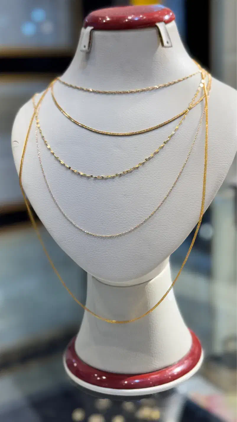 زنجیر طلا بدون اجرت(طلای یاقوت)|جواهرات|شوش, |دیوار