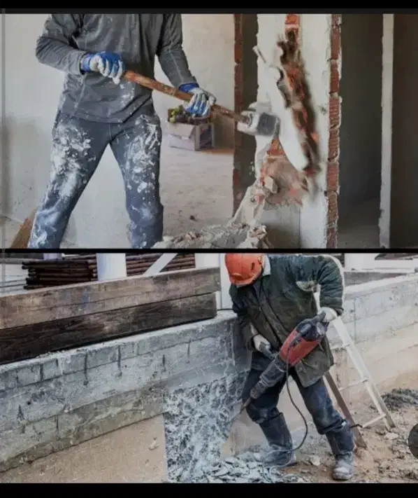 خدمات تخریب وشیارزن وکندن جای لوله فاضلاب وبرق .|خدمات پیشه و مهارت|سیریک, |دیوار