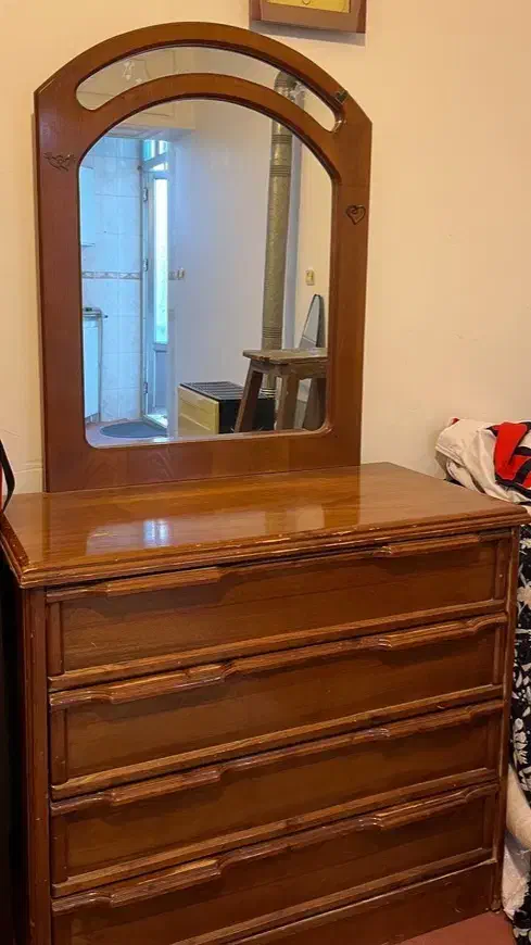 میز آرایش چوبی در حد نو|جاکفشی، کمد، دراور|ساری, |دیوار