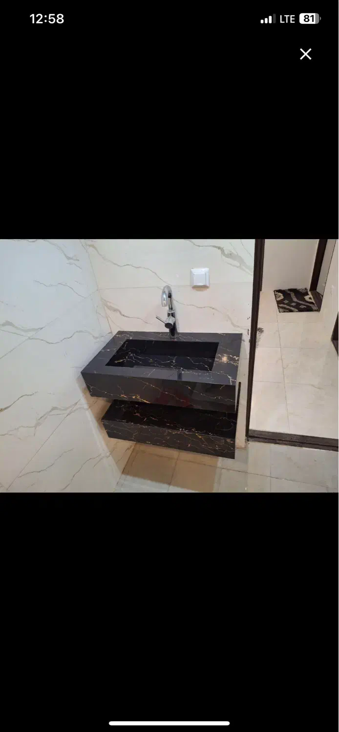 روشویی و شلف دست ساز|لوازم سرویس بهداشتی|شیراز, میانرود|دیوار