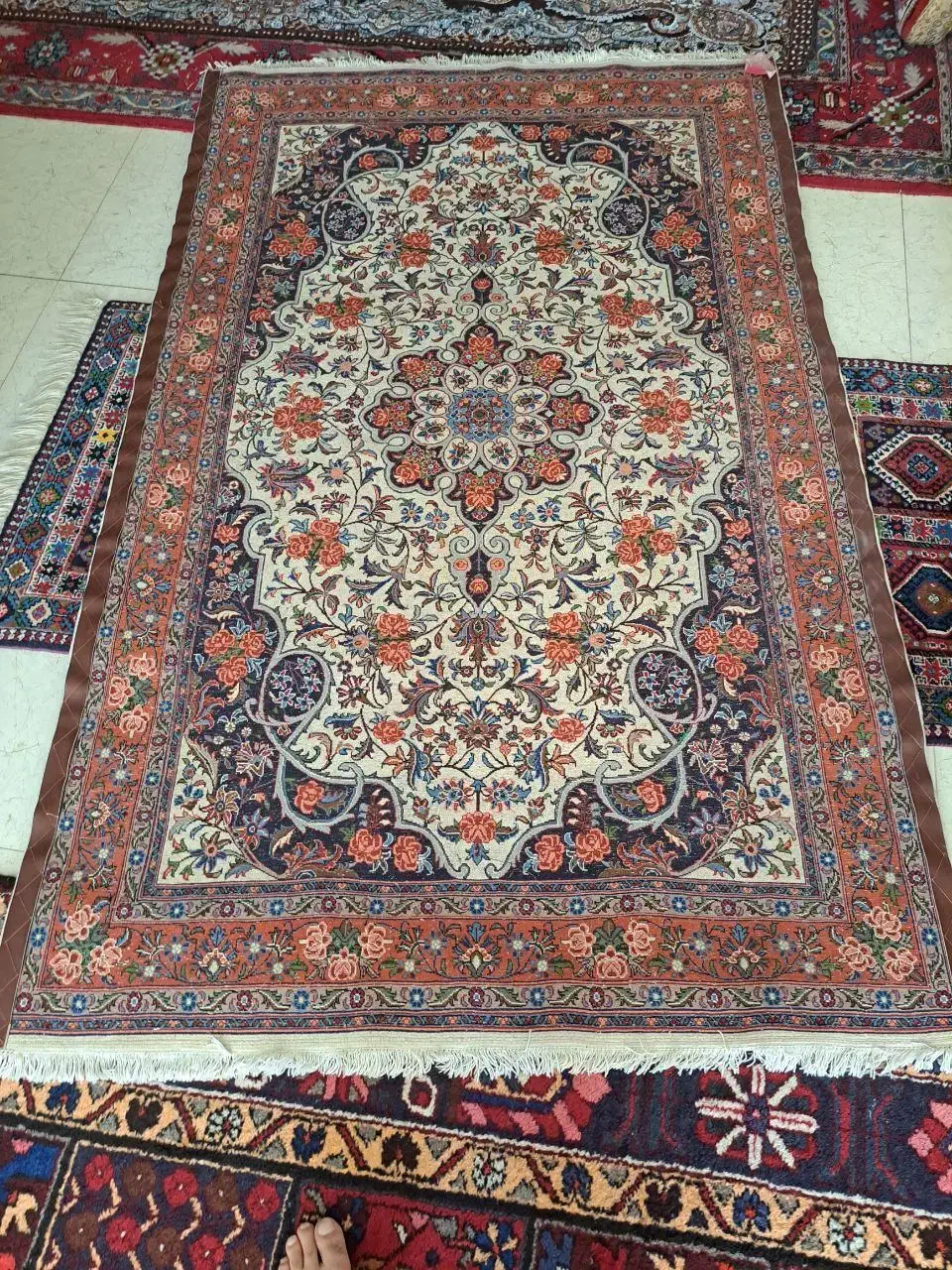 فروش ۲ عدد فرش دستبافت|فرش|نجفآباد, ویلاشهر|دیوار
