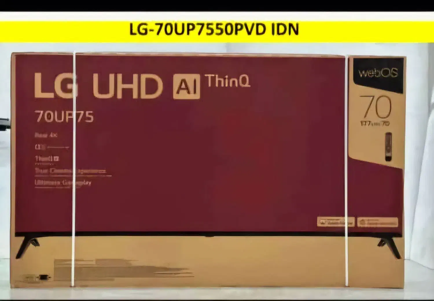 تلویزیون 70اینچ ال جی رسید|تلویزیون و پروژکتور|رفسنجان, |دیوار