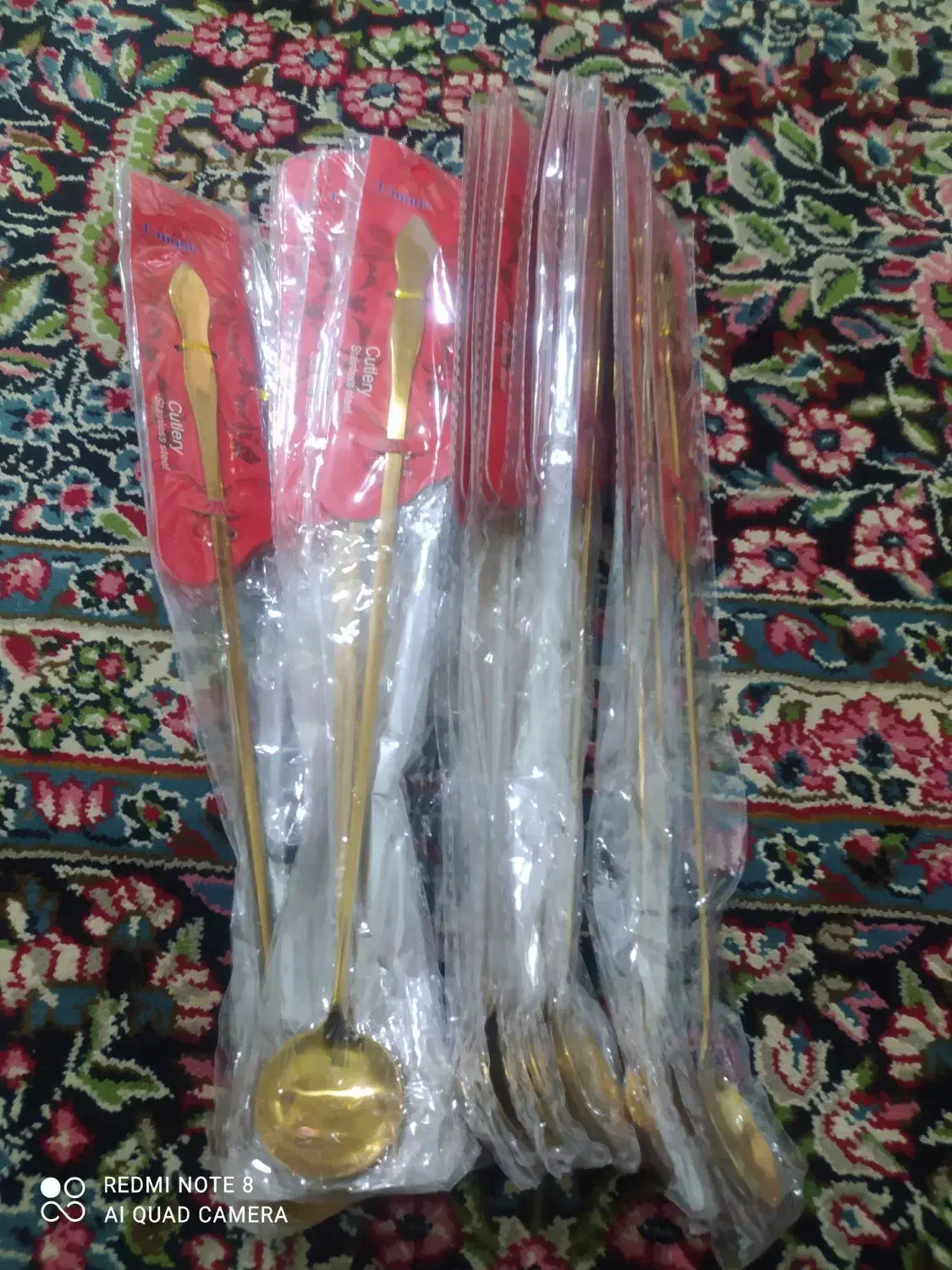 قاشق شربت و بادبزن|ظروف سرو و پذیرایی|خرمآباد, |دیوار