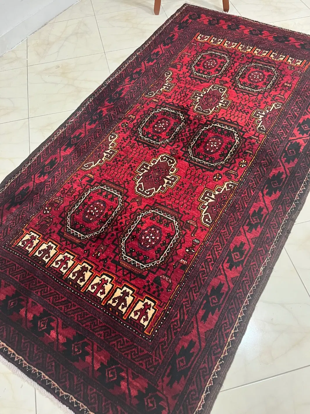 قالیچه ۲ متری لاکی دستبافت بلوچ گیاهی|فرش|تهران, شهرک آزمایش|دیوار
