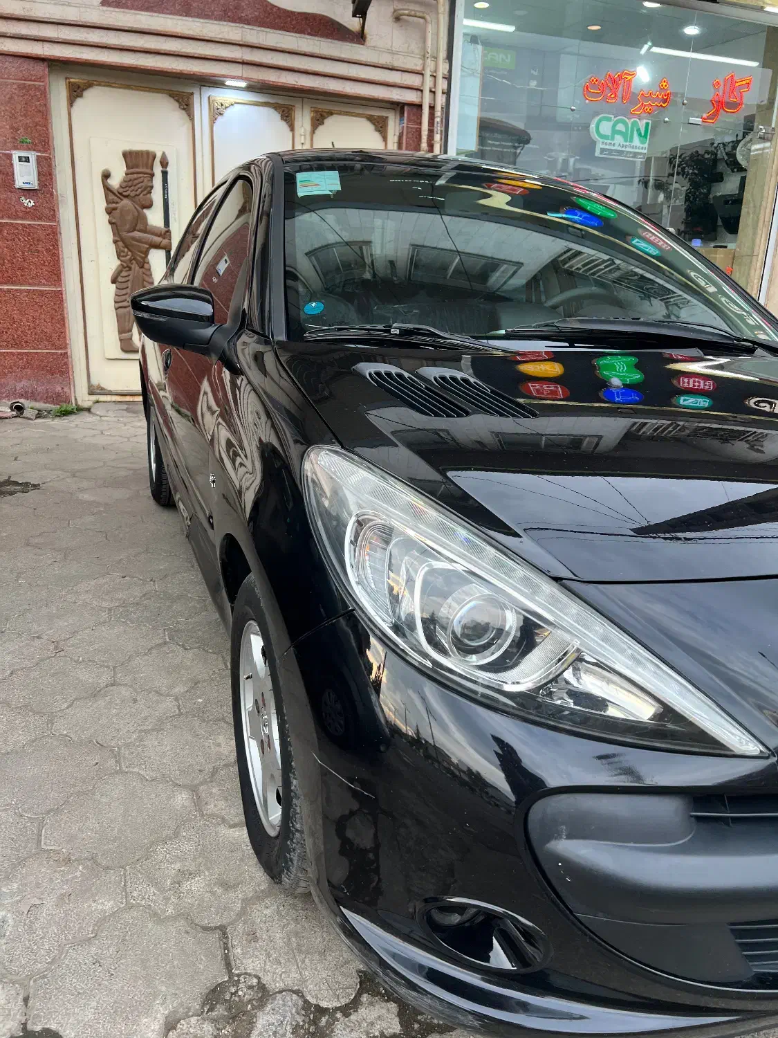 207 پانا مشکی ابنوس ۱۴۰۰ فرمان برقی اپشنال|خودرو سواری و وانت|سیاهکل, |دیوار