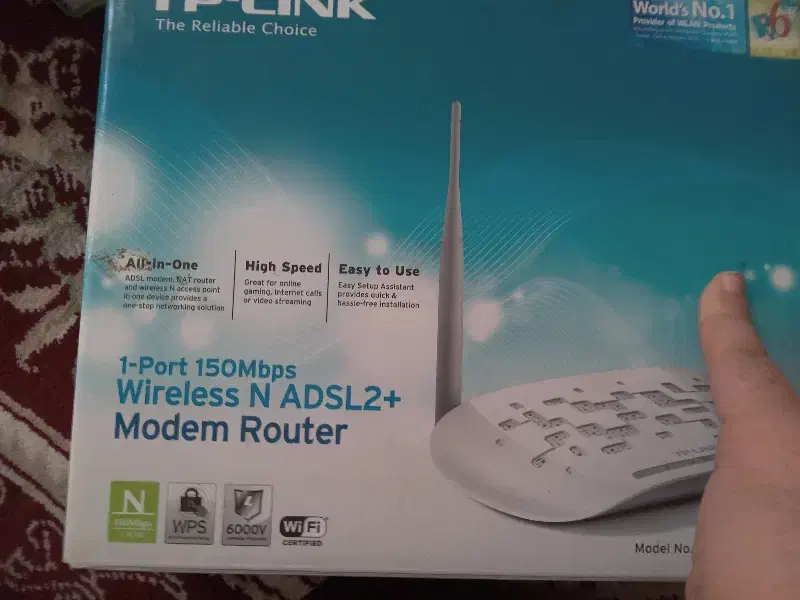 مودم وایرلس tplink|مودم و تجهیزات شبکه|شاهدشهر, |دیوار