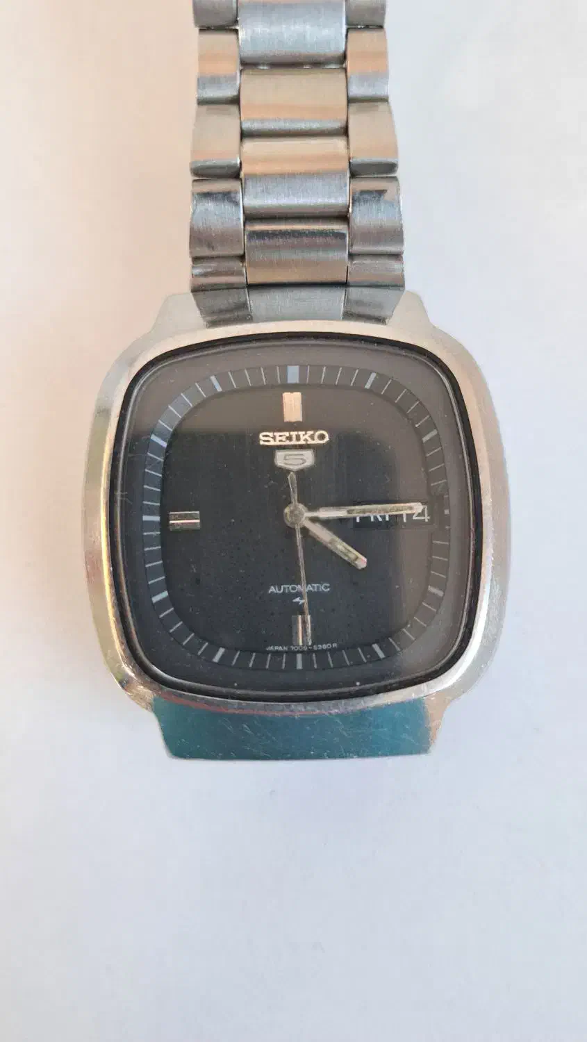 ساعت خلبانی سیکو صفحه مشکی اصل|ساعت|فولادشهر, C8|دیوار