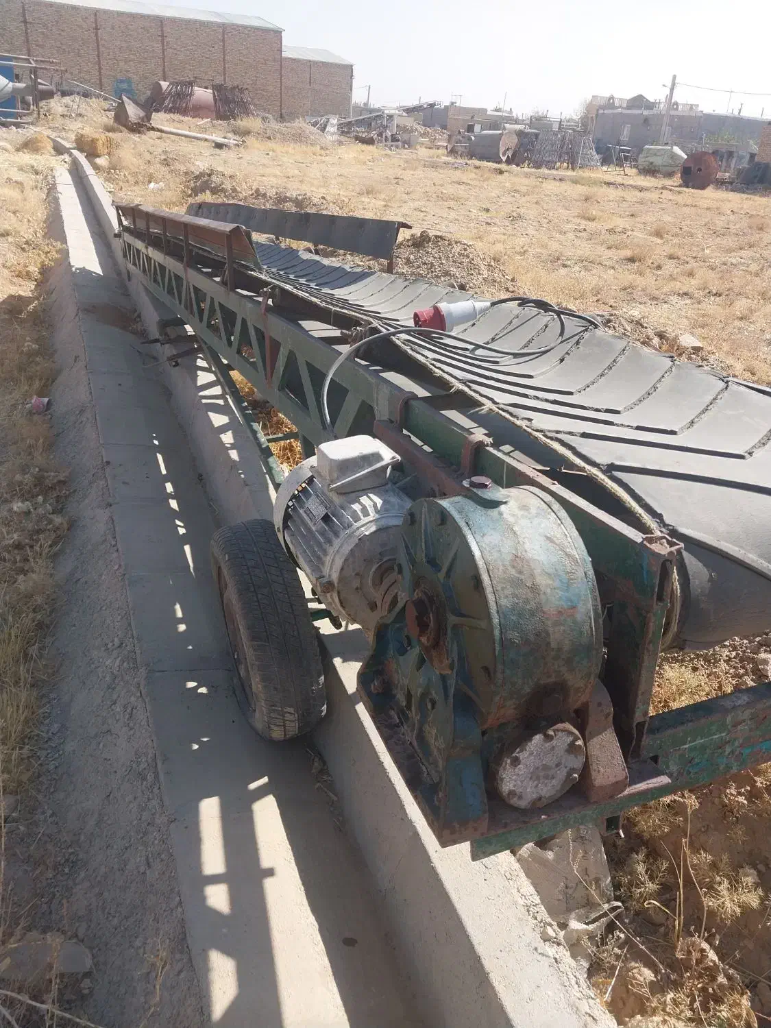 نوار نقاله ۷ متری چرخ دار نوار اج دار|ماشینآلات صنعتی|قیدار, |دیوار