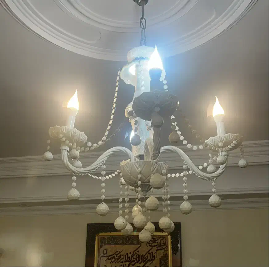 لوستر سفید|لوستر و چراغ آویز|تهران, حر|دیوار